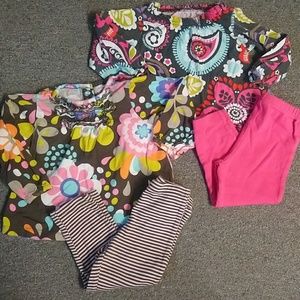 Like new baby girls sz 18 mos Carters outfits